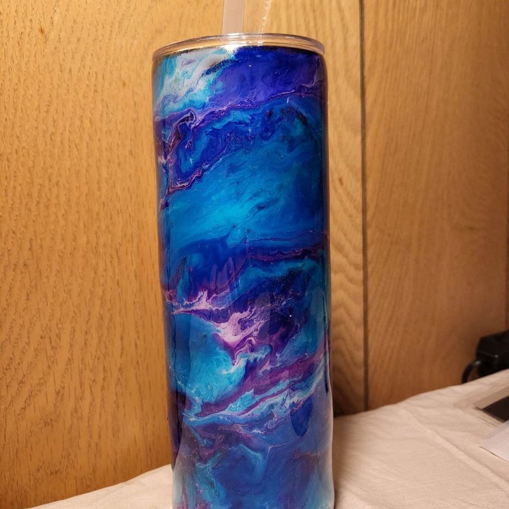 Custom Tumbler, Epoxy Resin, Cup